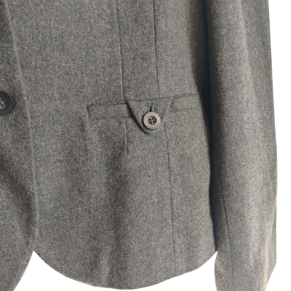 Mossimo Women's Gray Wool Blend Blazer Jacket Size XXL - Picture 4 of 8